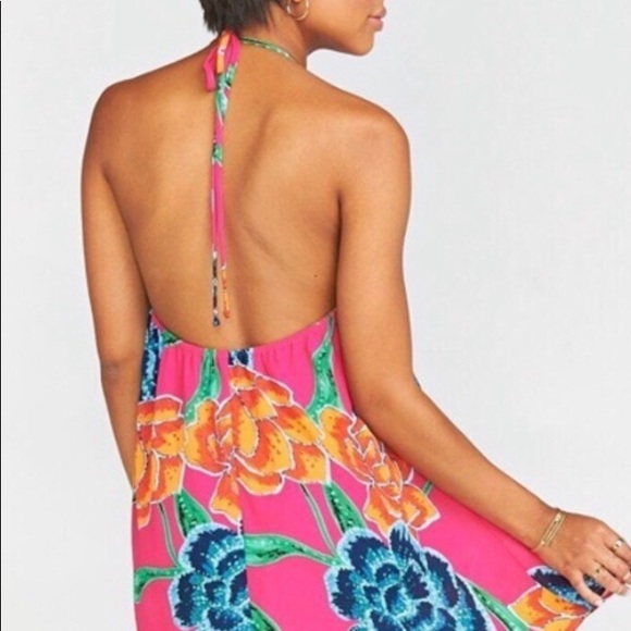 Show Me Your MuMu Dresses & Skirts - NWT!! Katy Floratopia Halter Dress